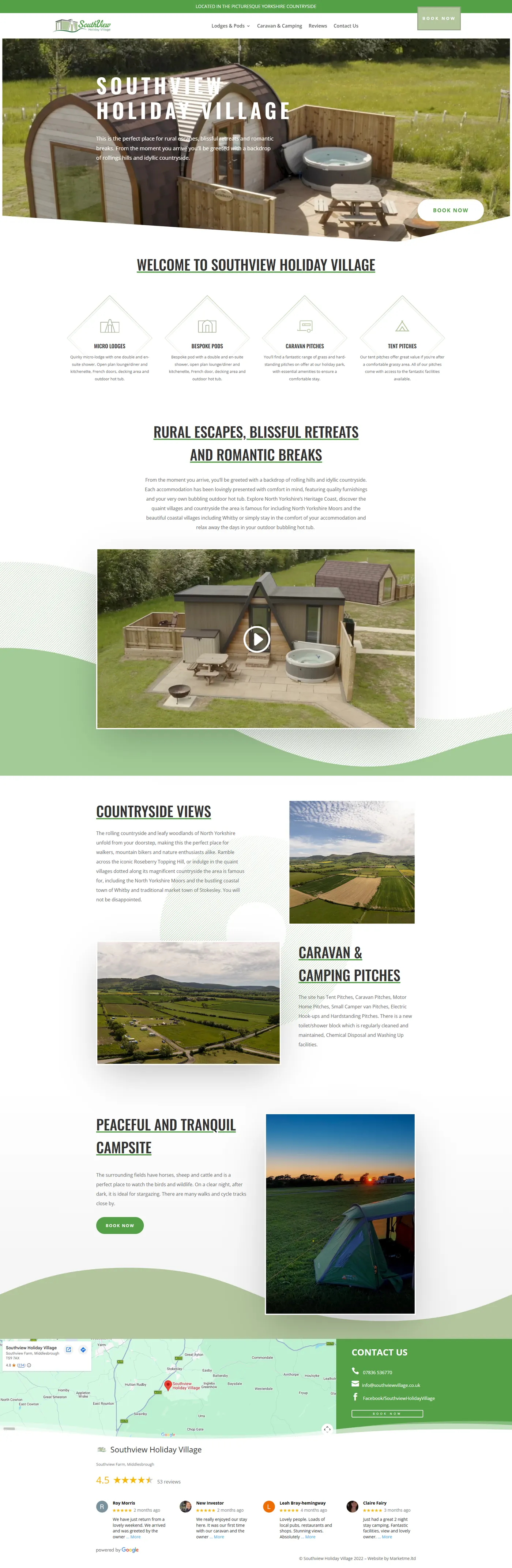 Southview Village website screenshot