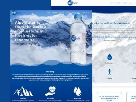 Website Design (Alps Spring Water Stockton)